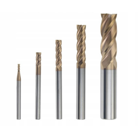 Frez palcowy VHM CNC fi 8 mm x 60 mm, HRC 55 4F do stali, żeliwa, metalu